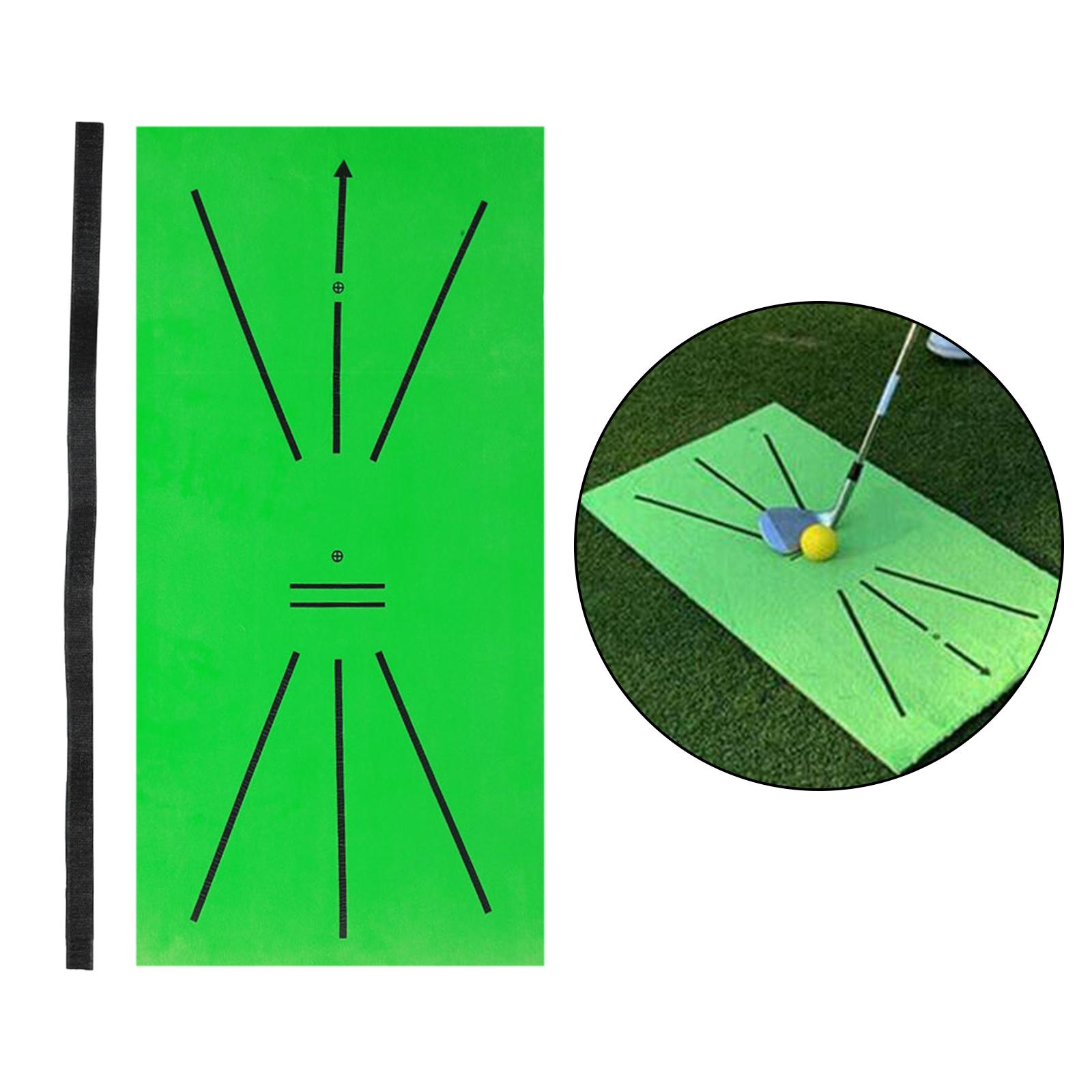Golf Training Mat, Mini Golf Practice Training Aid Rug for Swing Detection Batting, Game for Home, Office, Outdoor , Father's Day Gifts