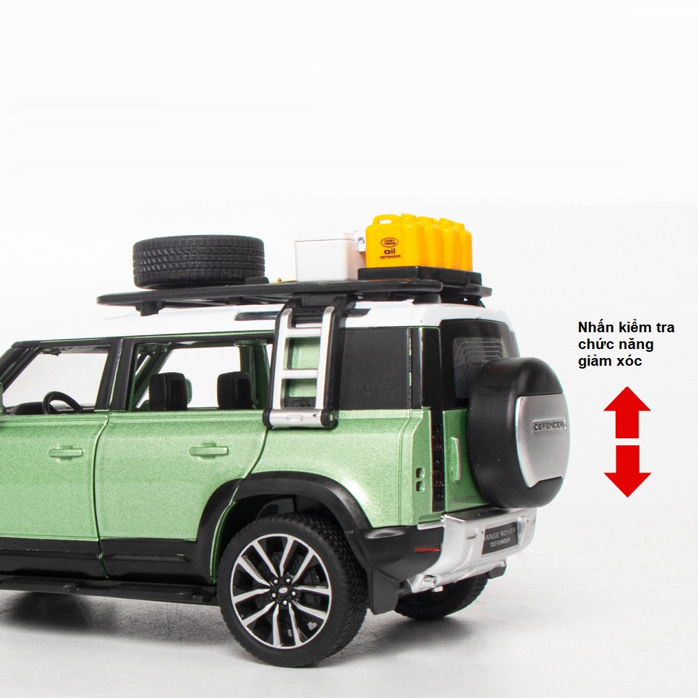 Xe Mô Hình Hợp Kim Land Rover Defender Phiên Bản Ngoài Trời Tỉ Lệ 1:32 Đồ Chơi Quà Tặng, Trưng Bày