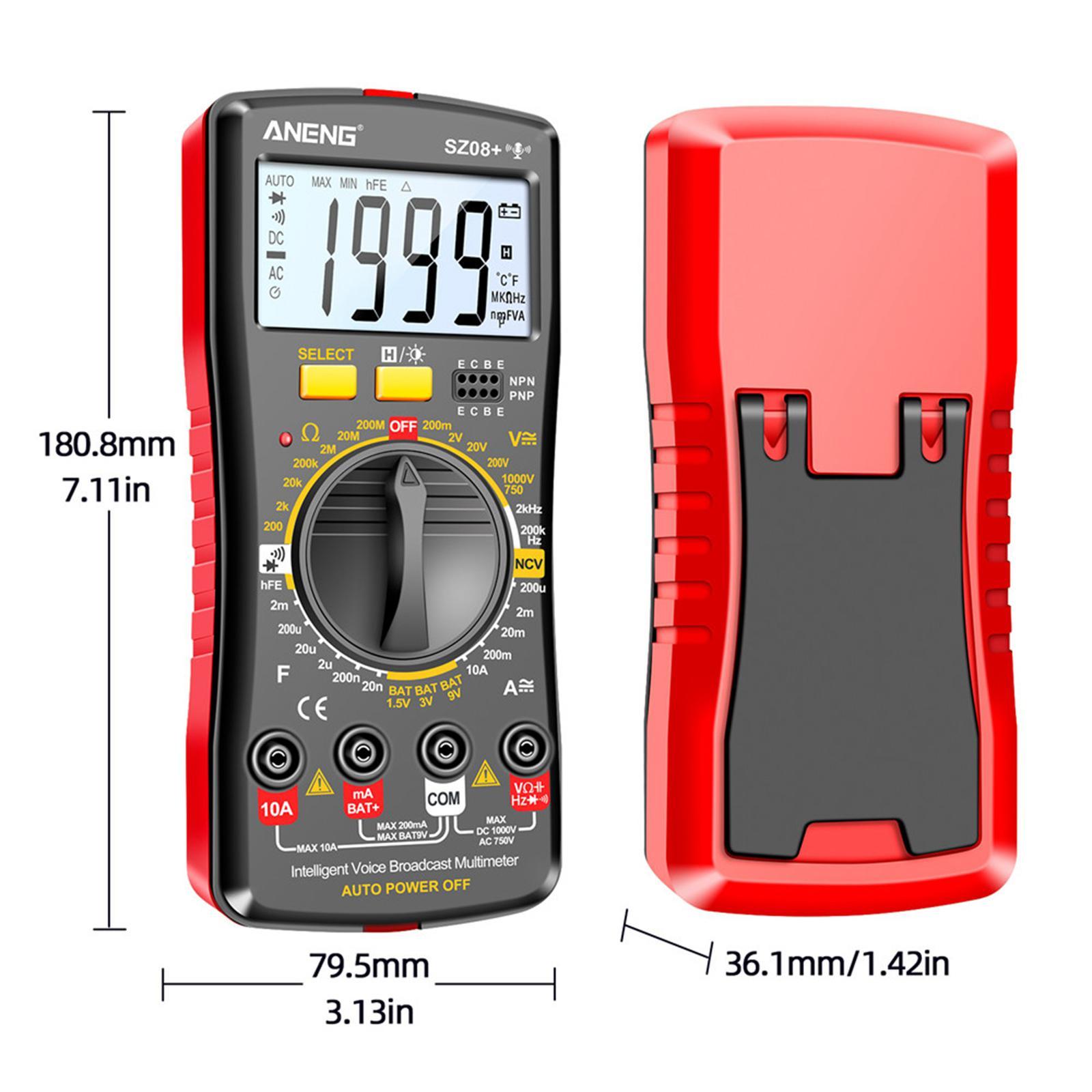 Digital Multimeter Meter Meter Test Current Circuit for Circuit Board