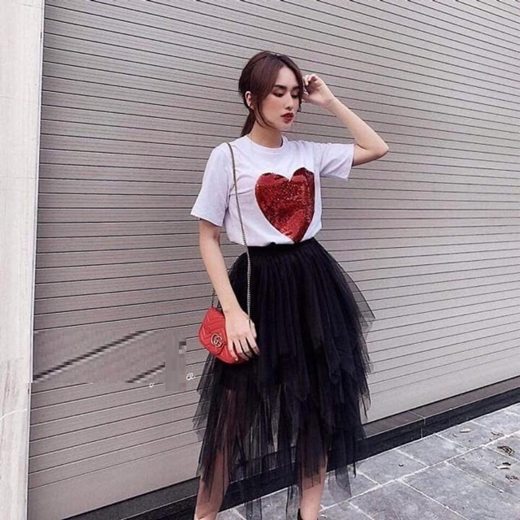 Chân váy voan TUA NHỌN - ĐẸP!