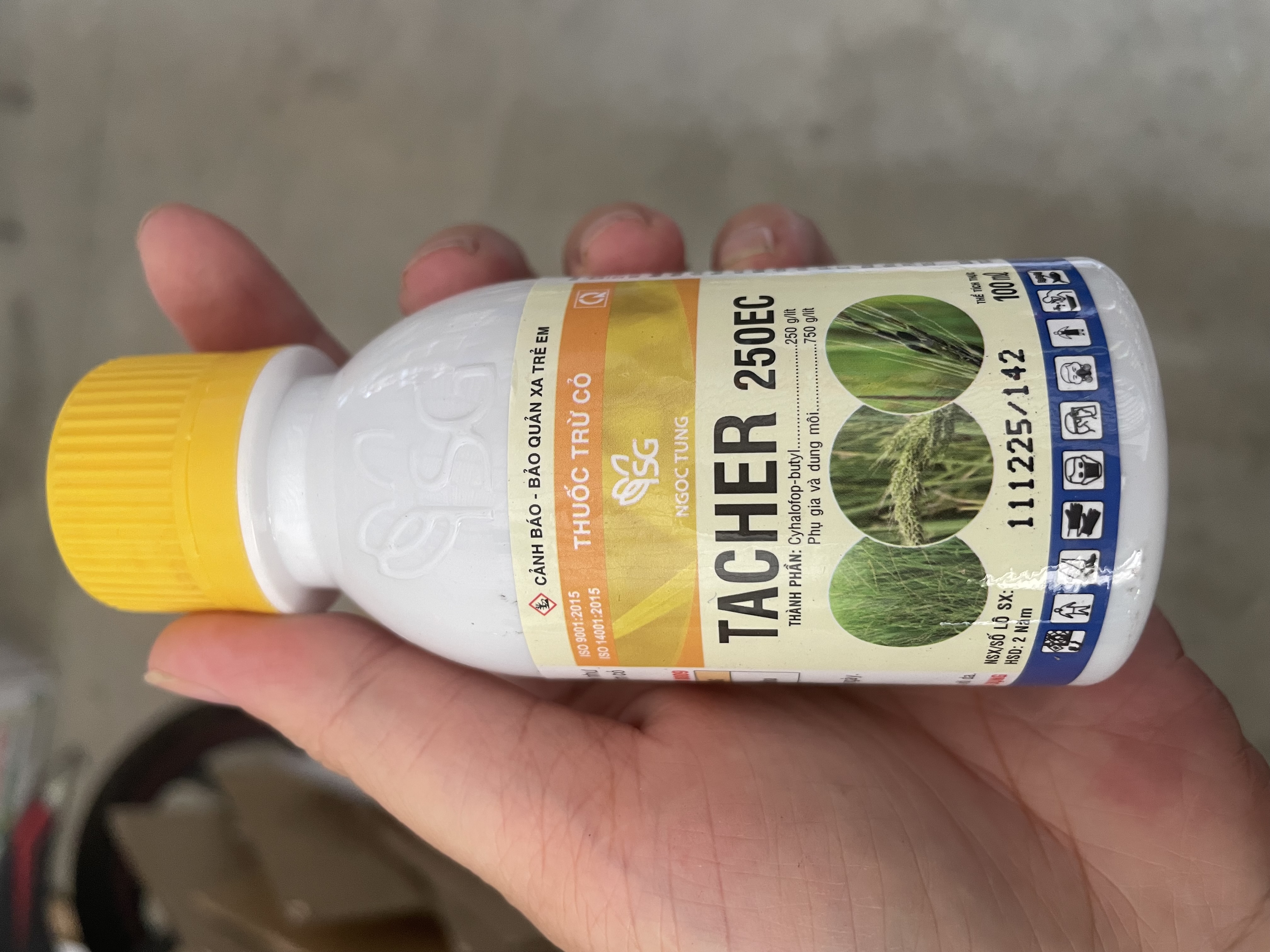 Thuốc trừ cỏ TACHER 250EC (100ml) Chuyên gia diệt cỏ lồng vực - PHÒNG TRỪ CÁC LOẠI CỎ HẬU NẢY MẦM