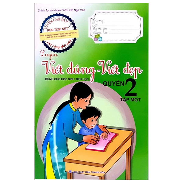 Luyện Viết Đúng, Viết Đẹp 2 - Tập 1