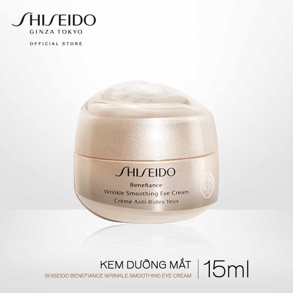 [NEW] Kem dưỡng mắt Shiseido Benefiance Wrinkle Smoothing Eye Cream 15ml - Phiên bản mới