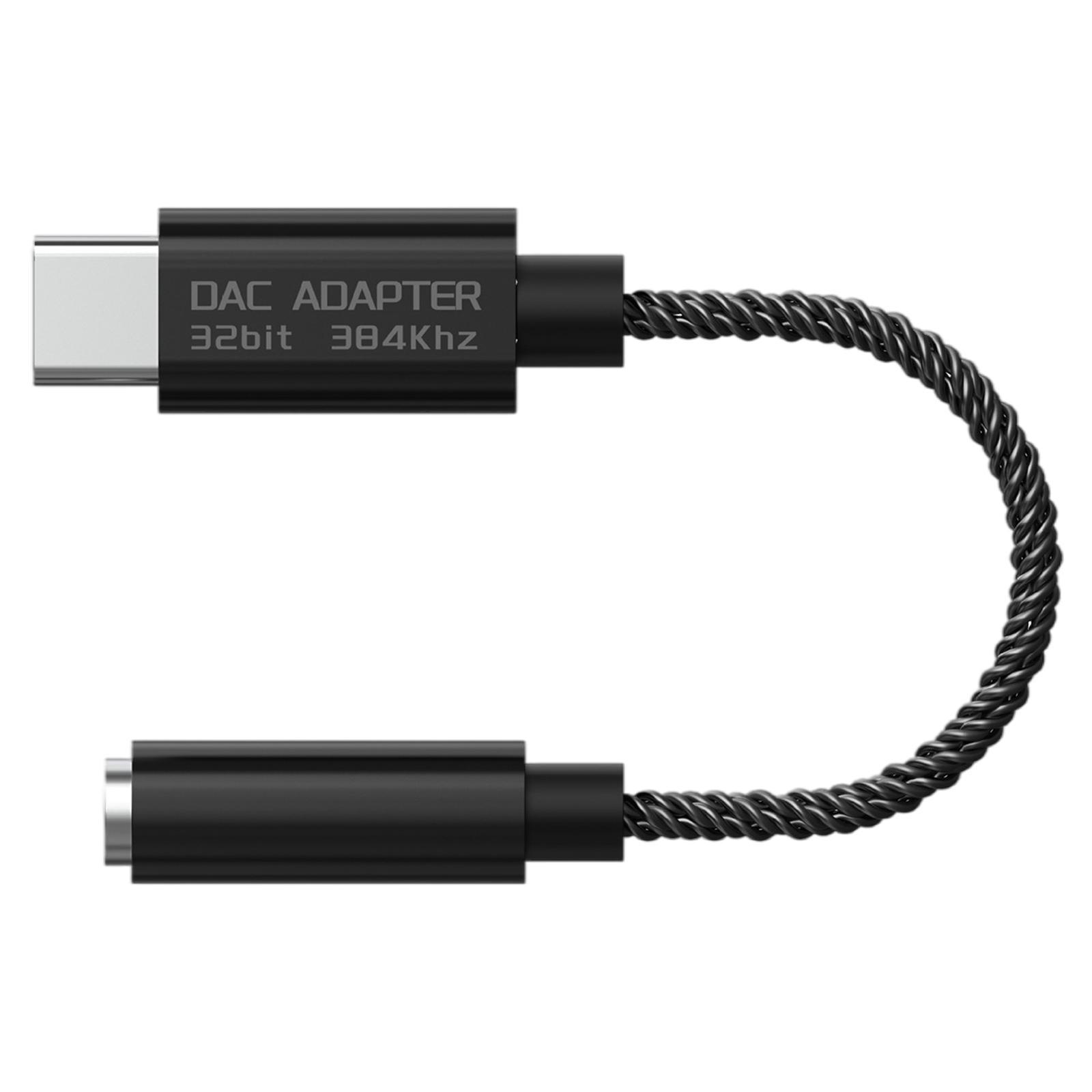 USB C to 3.5mm Audio Adapter DAC for More Devices