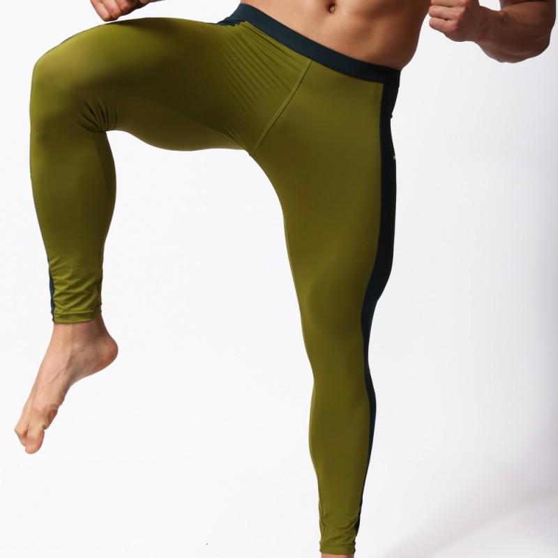 Nam Nén Quần Legging Thun Miếng Dán Cường Lực Nhiệt Đồ Lót Quần Dài Nam Thể Dục Quần Legging Quần Đáy