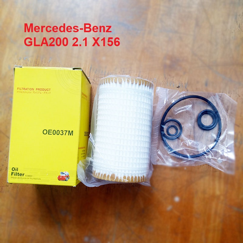 Lõi lọc nhớt Mercedes-Benz GLA200 2.1L 2014-2021 mã phụ tùng 000.180.26.09 mã OE0037