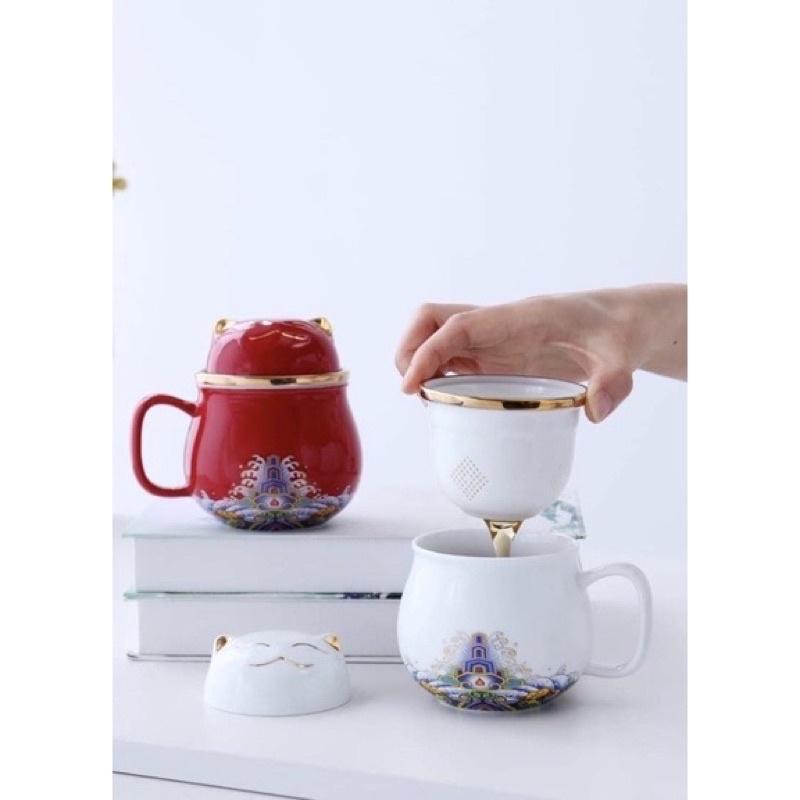 Ấm uống nước lọc trà tiện ích