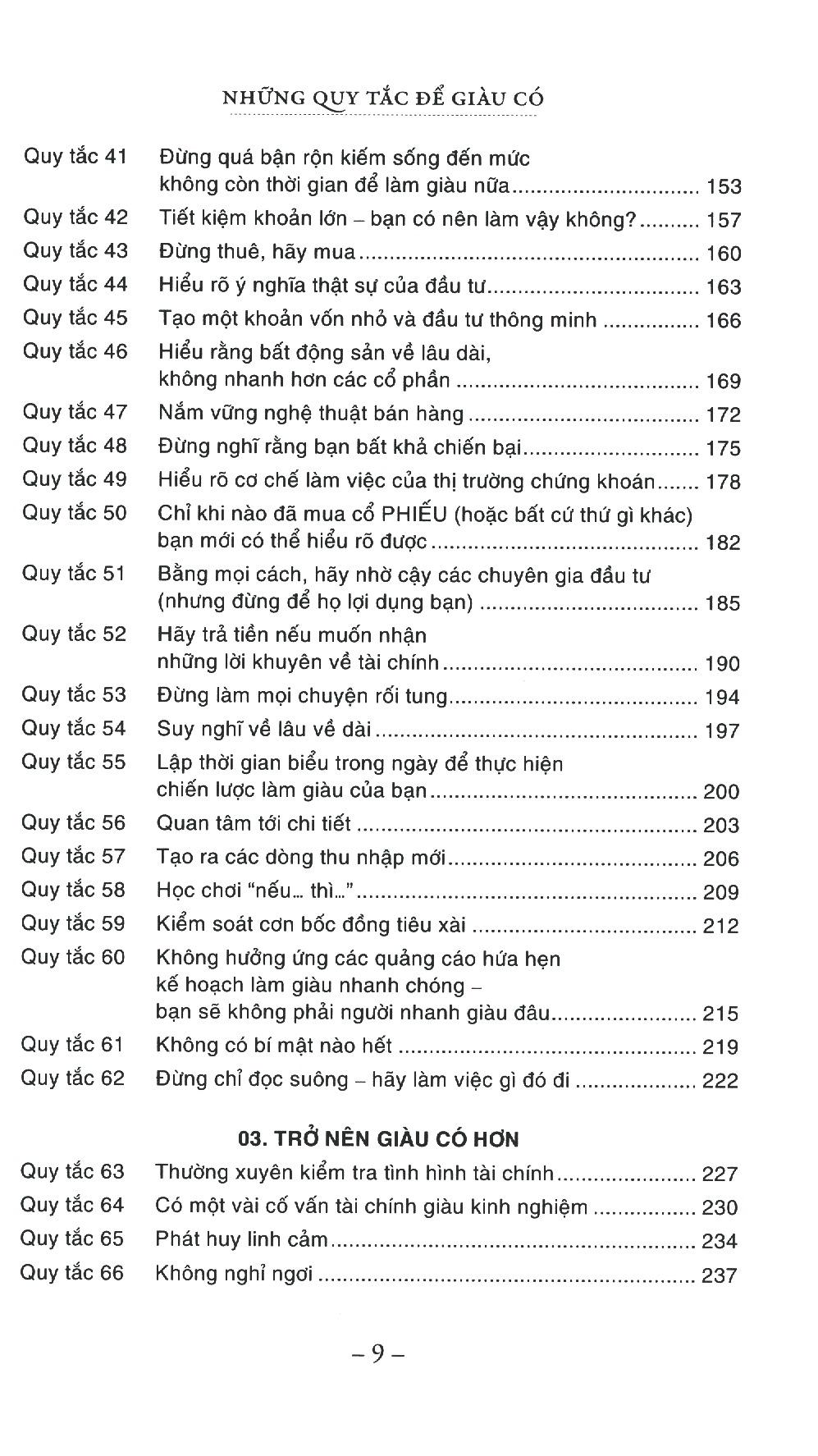 The Rules Of Wealth - Những Quy Tắc Để Giàu Có