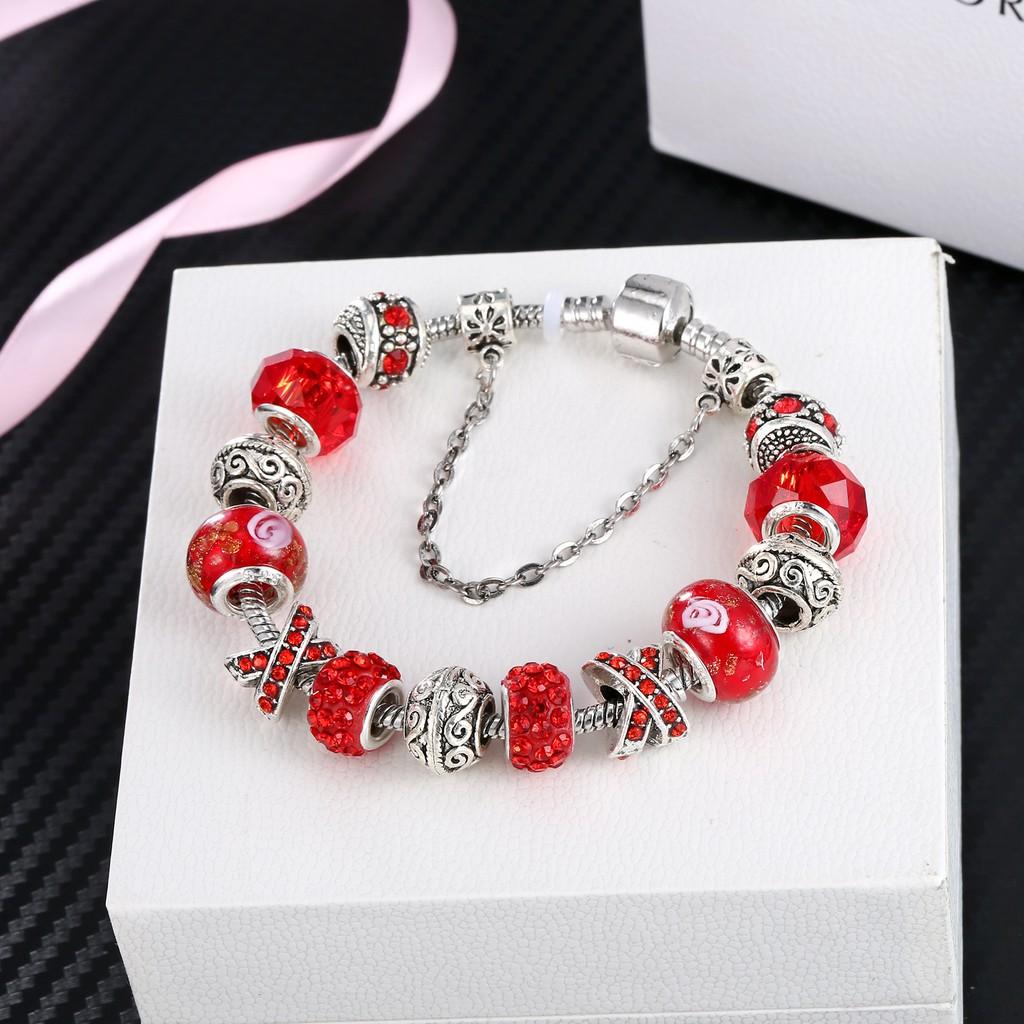 Lắc tay charm hoa xinh