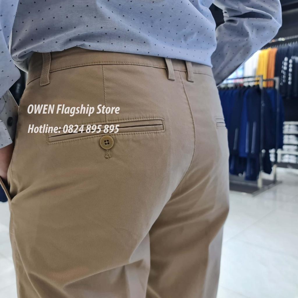 OWEN - Quần kaki nam dáng SLIMFIT mã QKSL23625