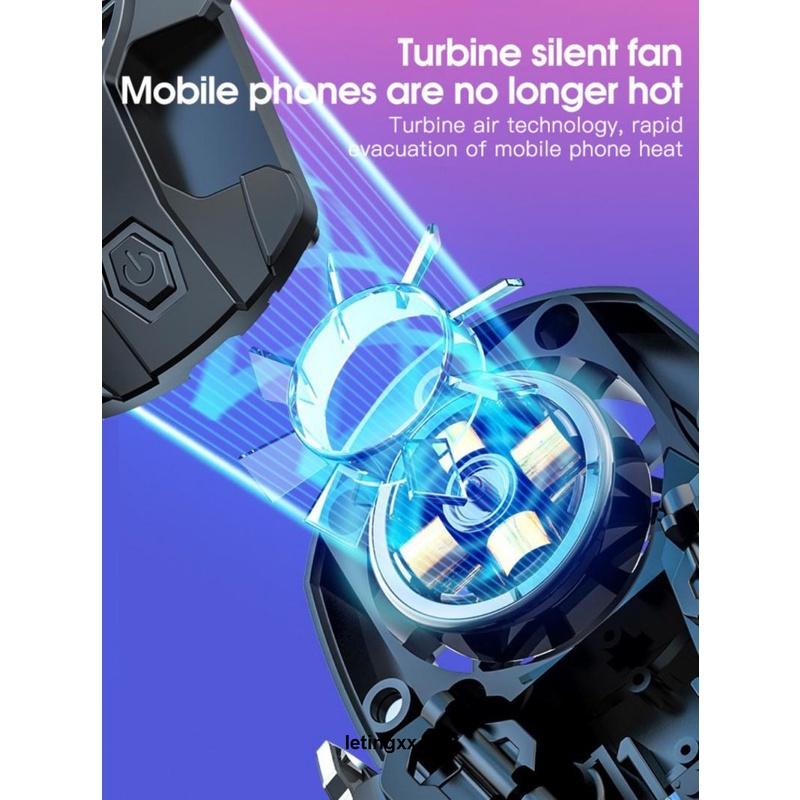 Mobile Tay Cầm Chơi Game Pubg Có Quạt Tản Nhiệt Cho Ios Android