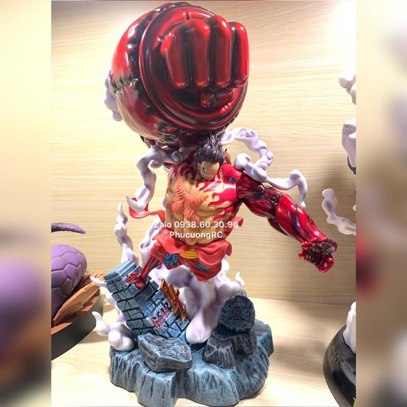 Mô Hình Figure One Piece Luffy Gear 4 cỡ lớn 43cm