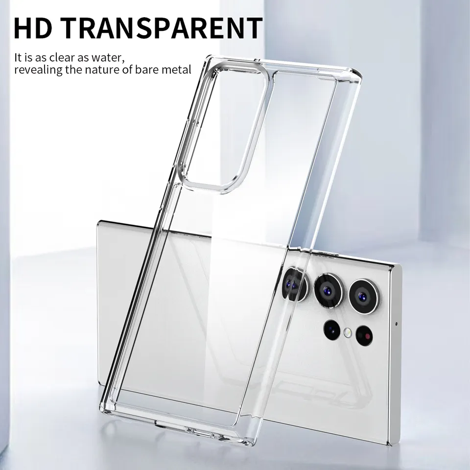 Ốp lưng trong suốt viền màu cho Samsung Galaxy S23 Ultra hiệu Likgus Simple But Unique chống sốc, chống chịu mọi va đập- Hàng nhập khẩu