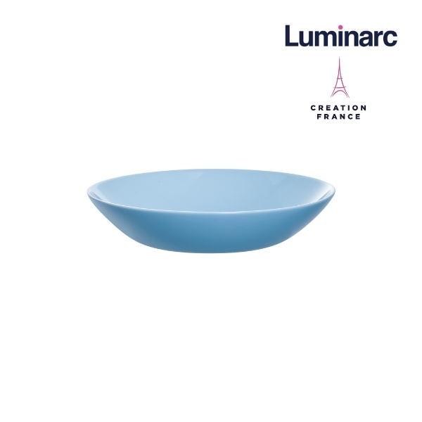 Bộ 6 Đĩa Sâu Thuỷ Tinh Luminarc Diwali Light Blue 20cm - LUDIP2021