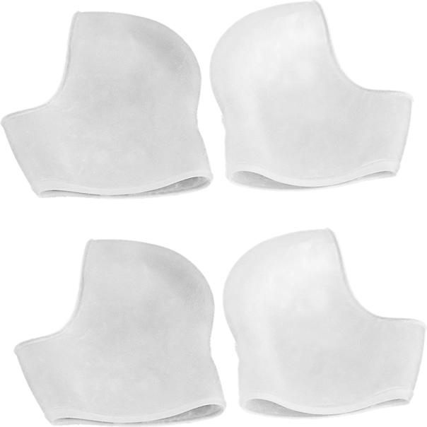 Combo 2 bộ miếng bảo vệ gót chân Silicon - Màu Trắng