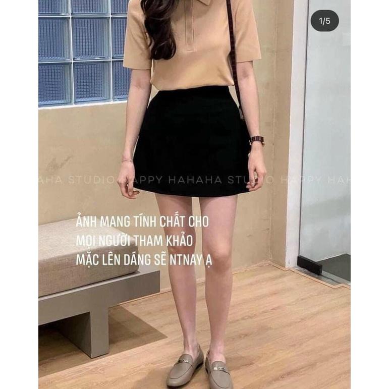 CHÂN VÁY ĐEN A KHÓA NỔI