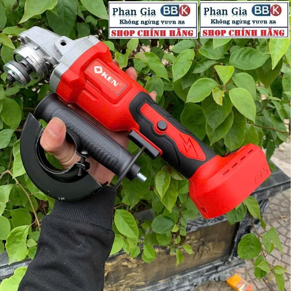 Thân máy mài KEN 199V chân pin phổ thông, 100% dây đồng - Thân máy mài dùng pin hàng đẹp loại 1