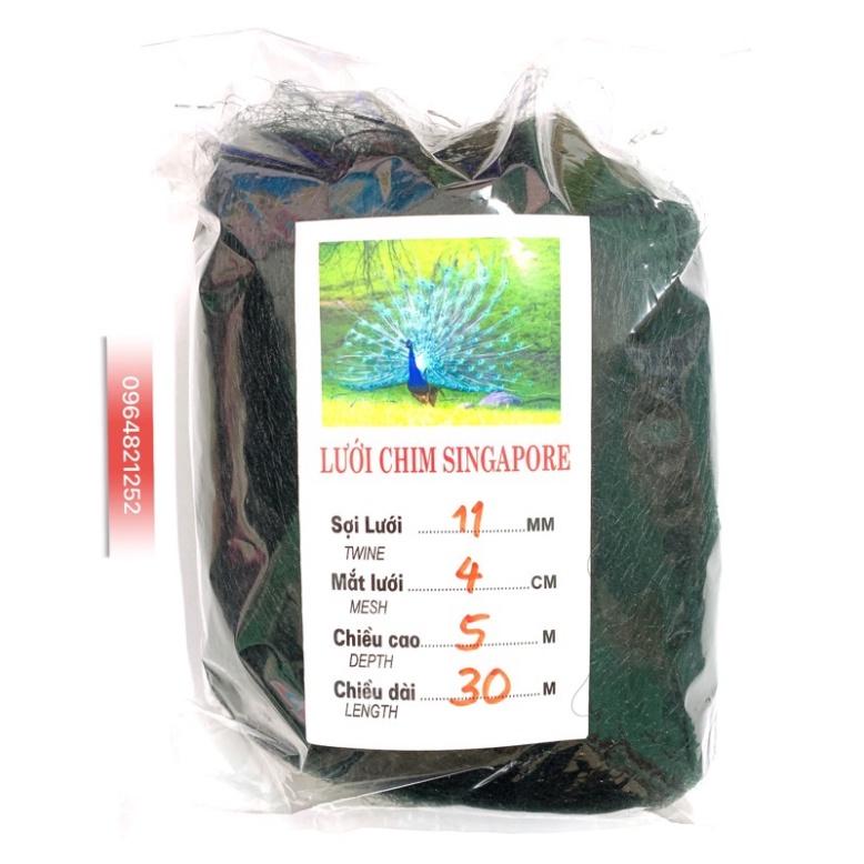 Lưới Bắt Chim dài 30m hàng loại 1 lưới singapore bắt CHÀO MÀO, CHÒE, MI, KHỨU, SÁO, cu gáy giá siêu rẻ - - đại h