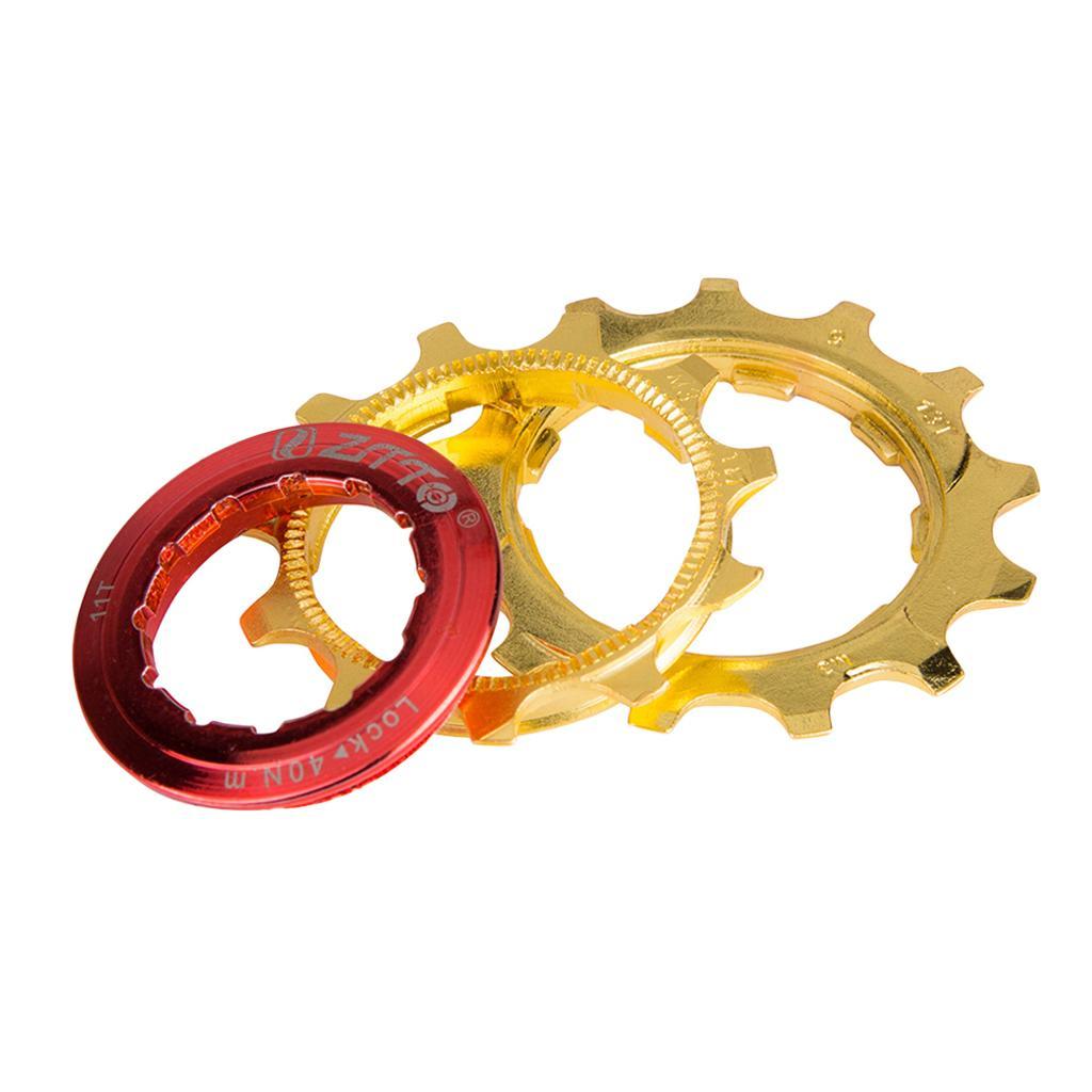 Bike Steel  Freewheel 9 Speed 11-36T  Flywheel Gold