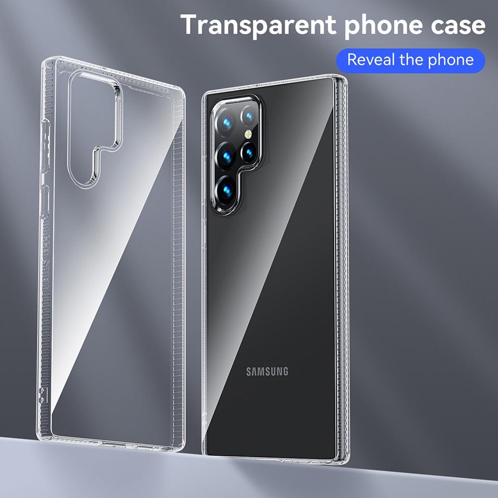 Ốp lưng cho Samsung S22 S22+ Plus S22 Ultra 5G trong suốt chống sốc Fullbox