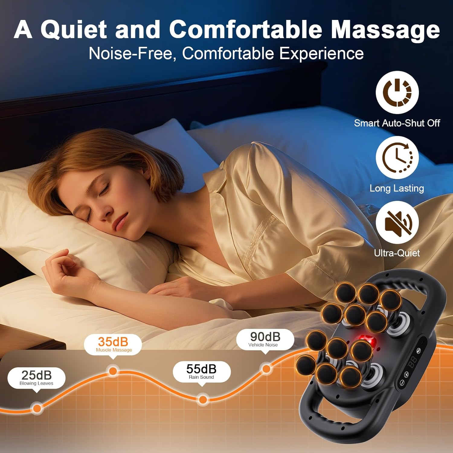 [Tặng củ sạc + cáp sạc] Máy Massage Toàn Thân Cầm Tay , Máy Mát Xa Đấm Lưng, Chân, Tay, Vai, Cổ 12 Đầu, 16 Đầu, 20 Đầu, 22 Đầu GDV - Hàng Chính Hãng