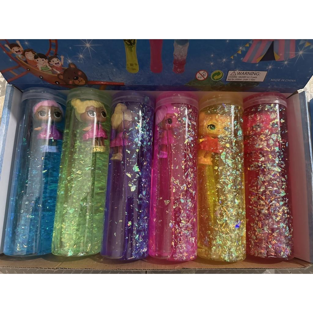 SLIME LỌ KIM TUYẾN THỦY TINH LI TI LOẠI TO cực đẹp thiết kế độc đáo ấn tượng Đồ chơi Slam Gudetama hàng sẵn