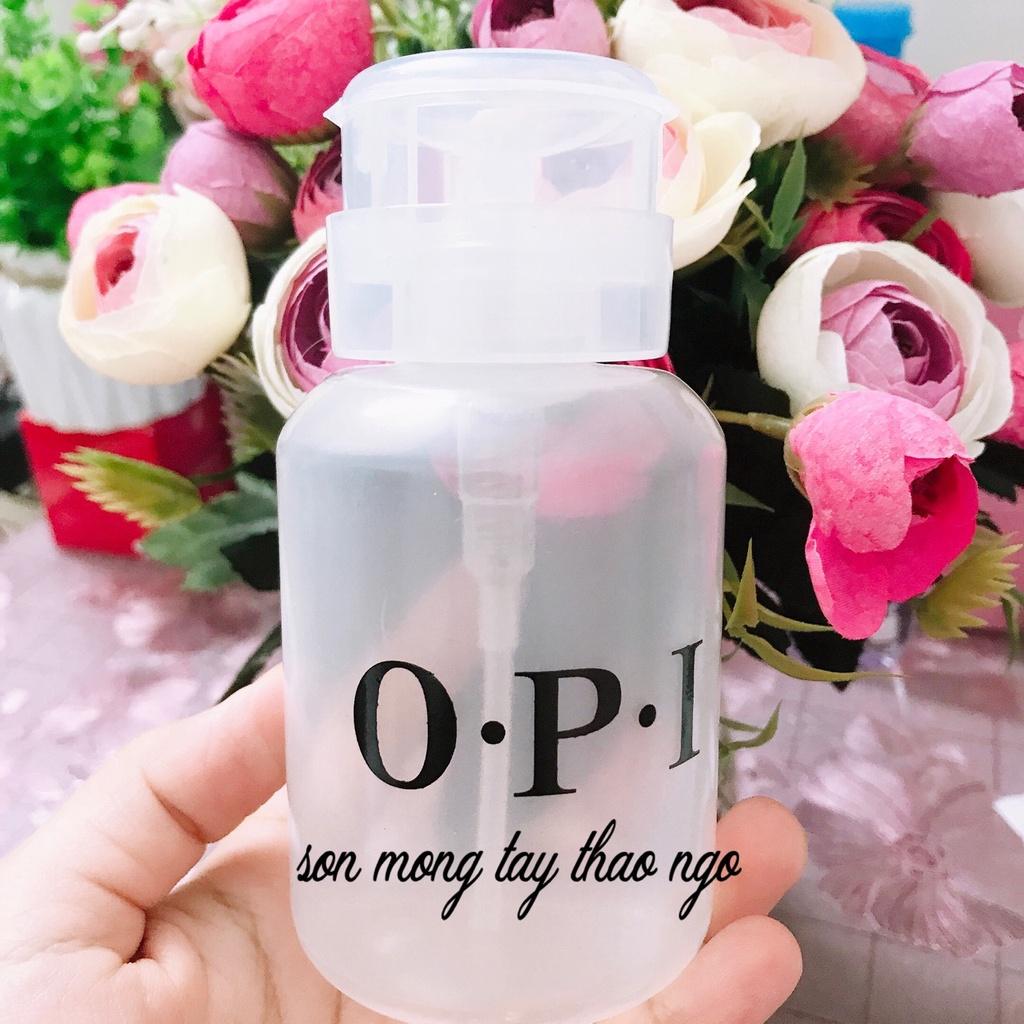 Bình OPI 250ml đựng axiton cao cấp