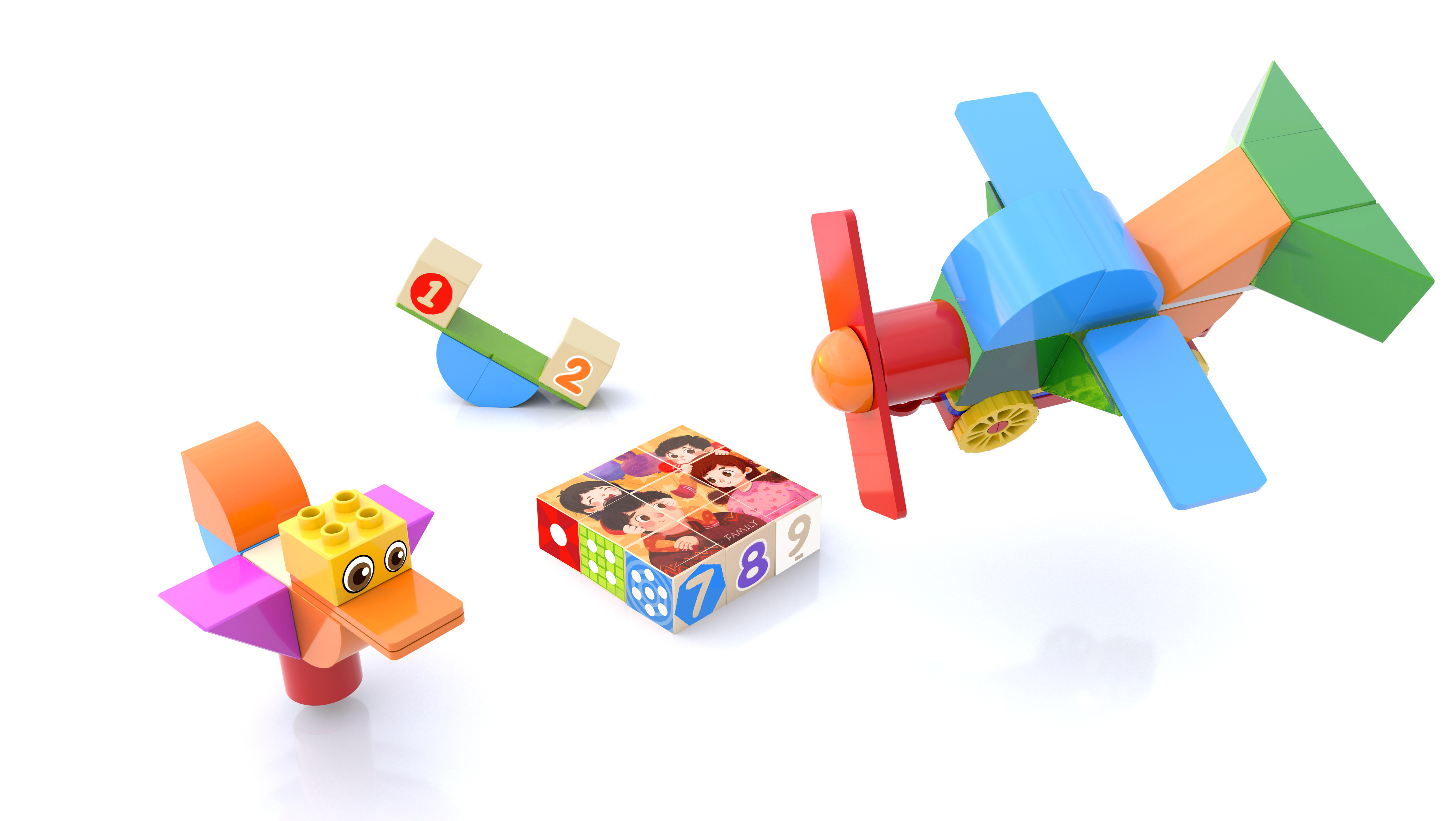 Đồ chơi lắp ráp giáo dục từ tính Logic Alilo Magnetic Building Blocks - Stack &amp; Count M2024 (30pcs) - Hỗ trợ phát triển - Hàng chính hãng - An toàn chất lượng quốc tế