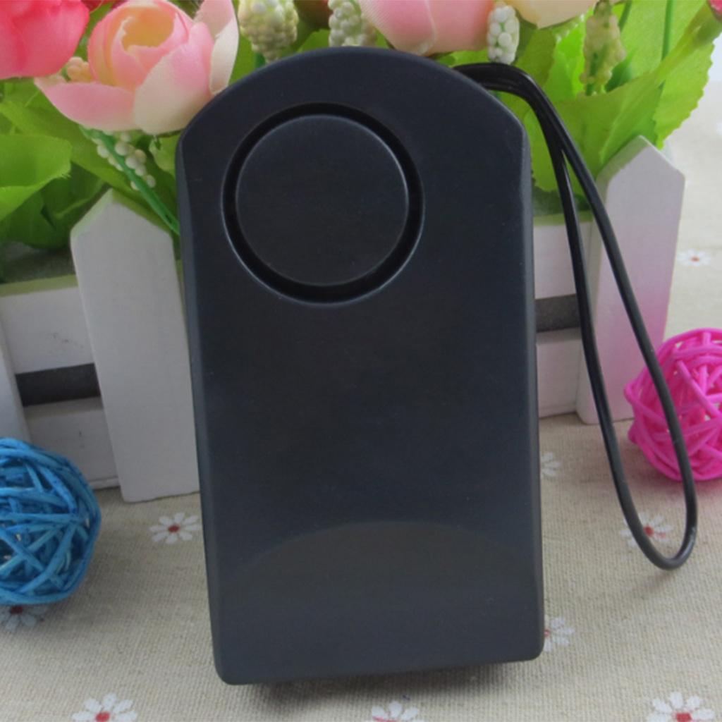 Wireless Door Alarm Door Handle Knob Hanging Alarm Motion Detector Black