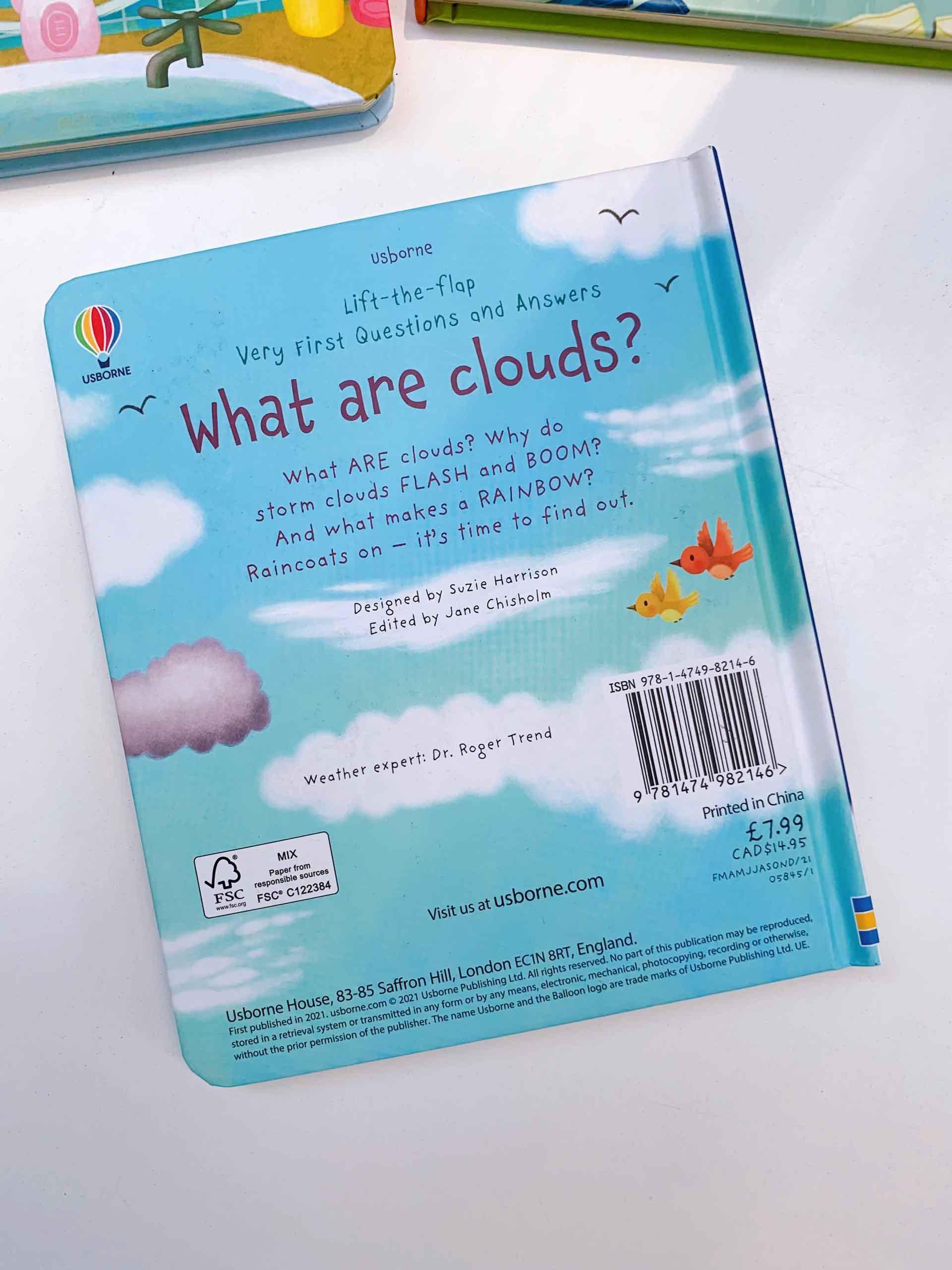 Lift-the-flap Very First Questions and Answers What are clouds?