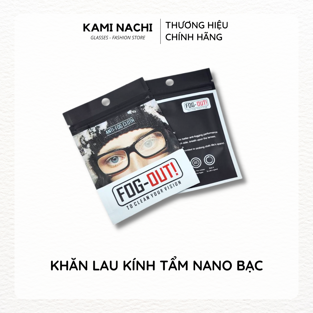 Khăn nano lau kính chính hãng loại 1 KAMI NACHI - Chống bám hơi nước, chống mờ sương cho kính