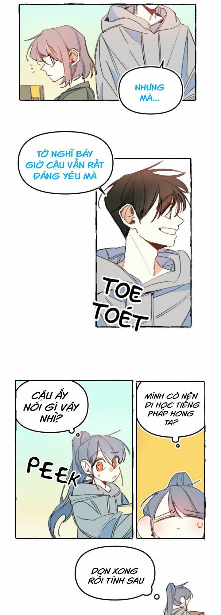 lời yêu thì cần app để dịch không? chapter 3 19