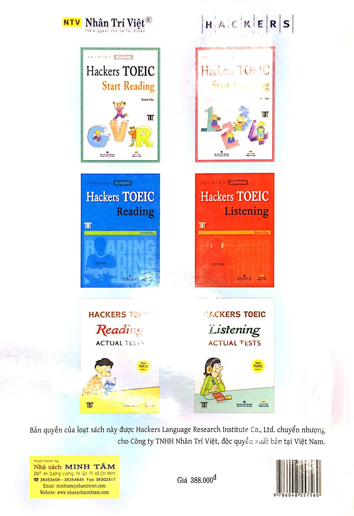 Hackers TOEIC Reading 