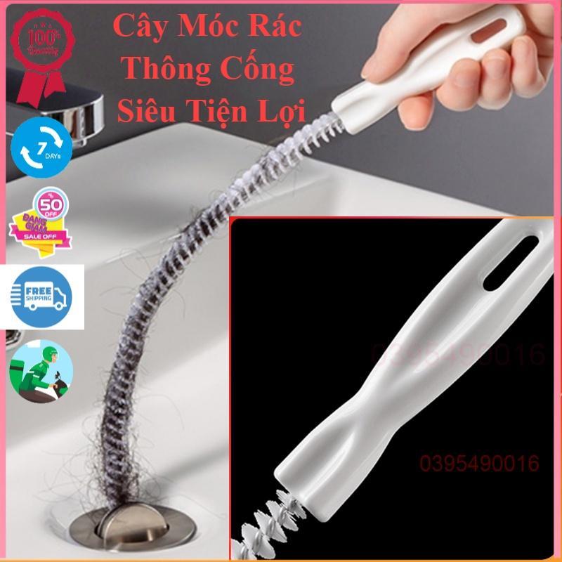 Cây Móc Rác Thông Cống Siêu Tiện Lợi, Que Móc Rác Thanh Móc Tóc Thần Thánh Thông Tắc Bồn Rửa 45cm Linh hoạt và bền bỉ