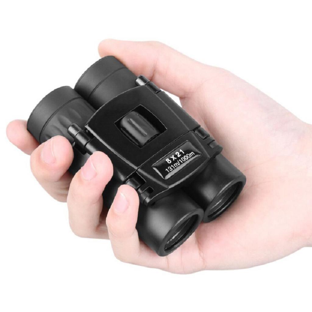 Mini Compact Binoculars Easy  8x21 Binoculars for Hunting Hiking