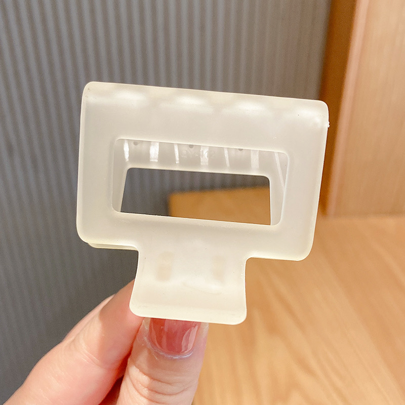Kẹp gấp nhựa mờ xinh xắn phong cách thời trang Hàn Quốc