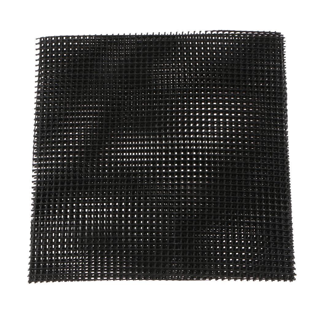 5pcs  Black Drainage Mesh Sheet Cuttable Flowerpot Bottom Net 30x20cm