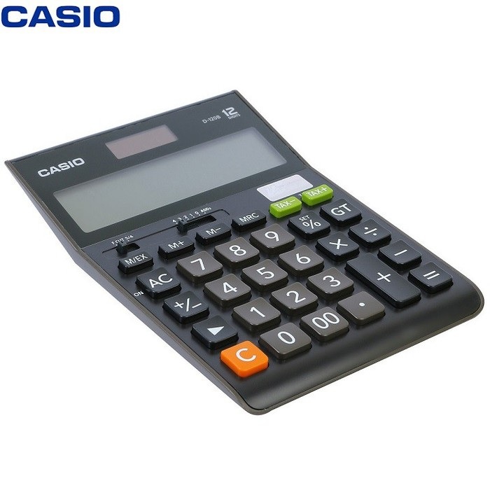 Máy tính Casio D-120F, Bảo hành 7 năm - Hàng chính hãng Bitex