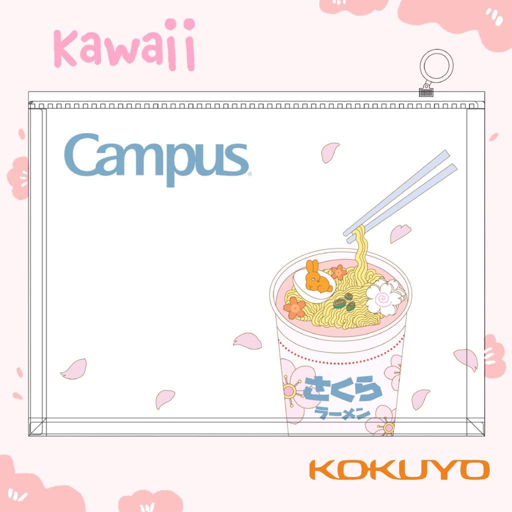 Túi Đựng Tài Liệu Có Khóa Zip Campus Kawaii A4