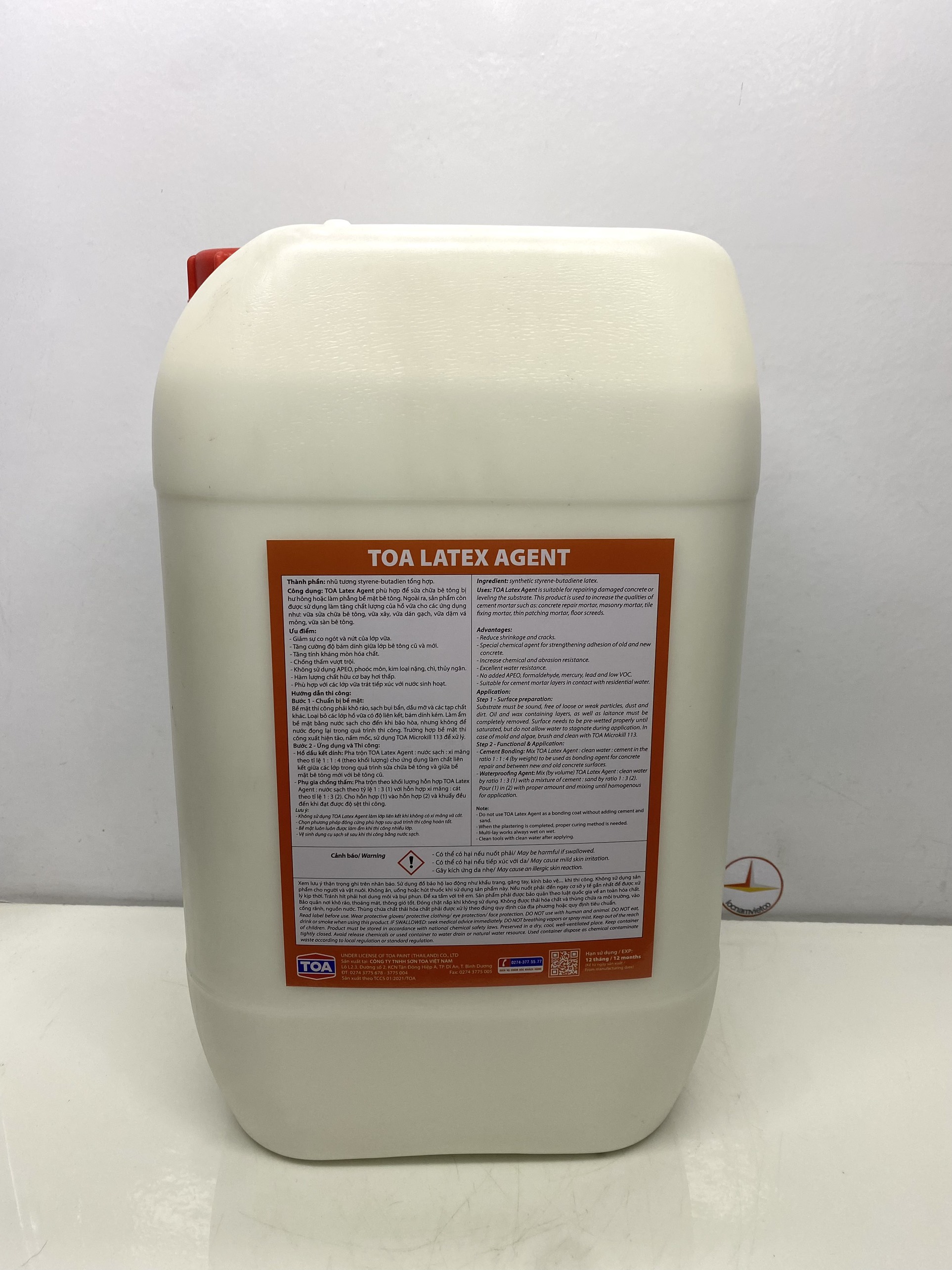 Phụ Gia Chống Thấm TOA Latex Agent _ 25L/can