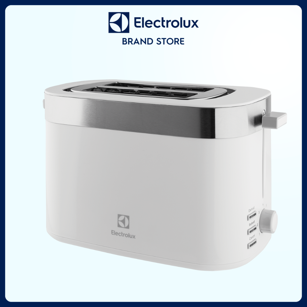 Máy nướng bánh mì Electrolux E2TS1-100W - 7 chế độ điều chỉnh độ giòn phù hợp, nơi cất dây nguồn gọn gàng [Hàng chính hãng]