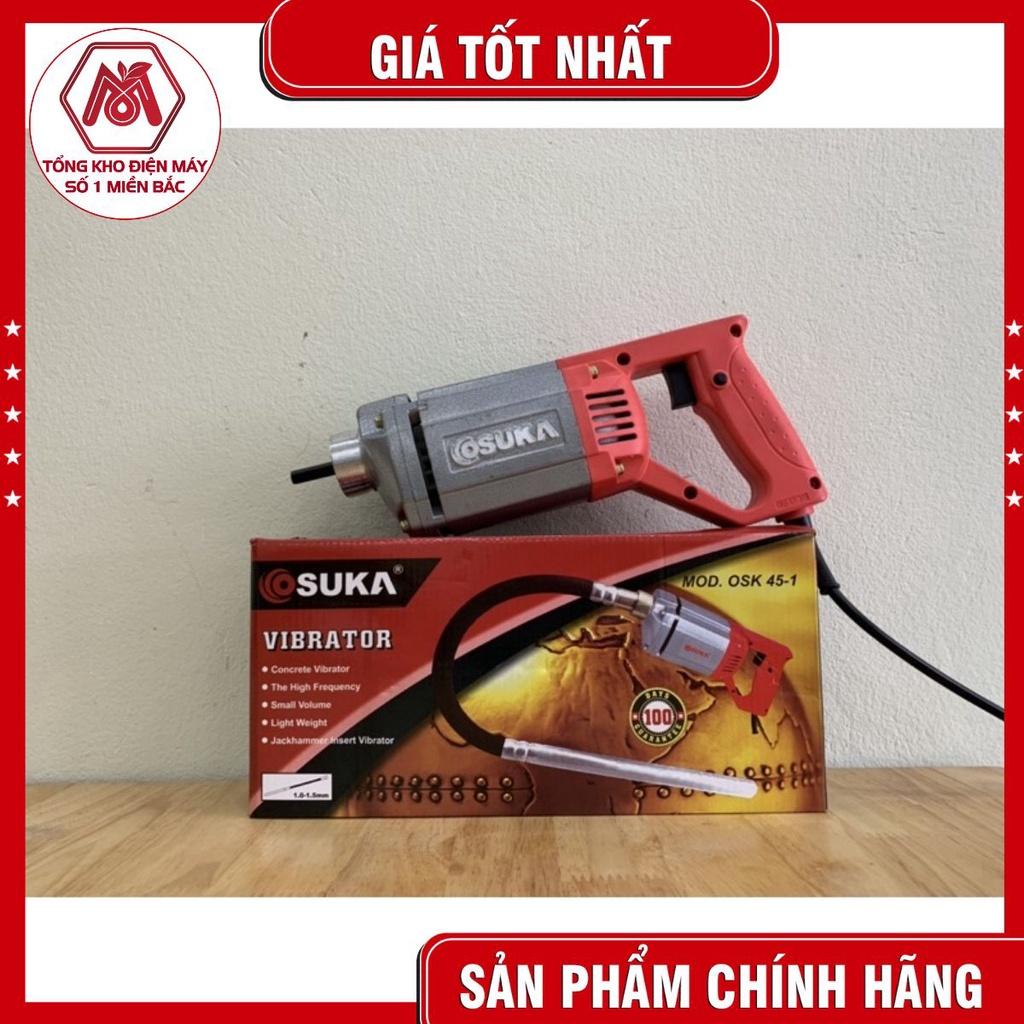 Máy đầm dùi bê tông mini cầm tay, đầm cột, đầm bê tông - Osuka OSK45-1