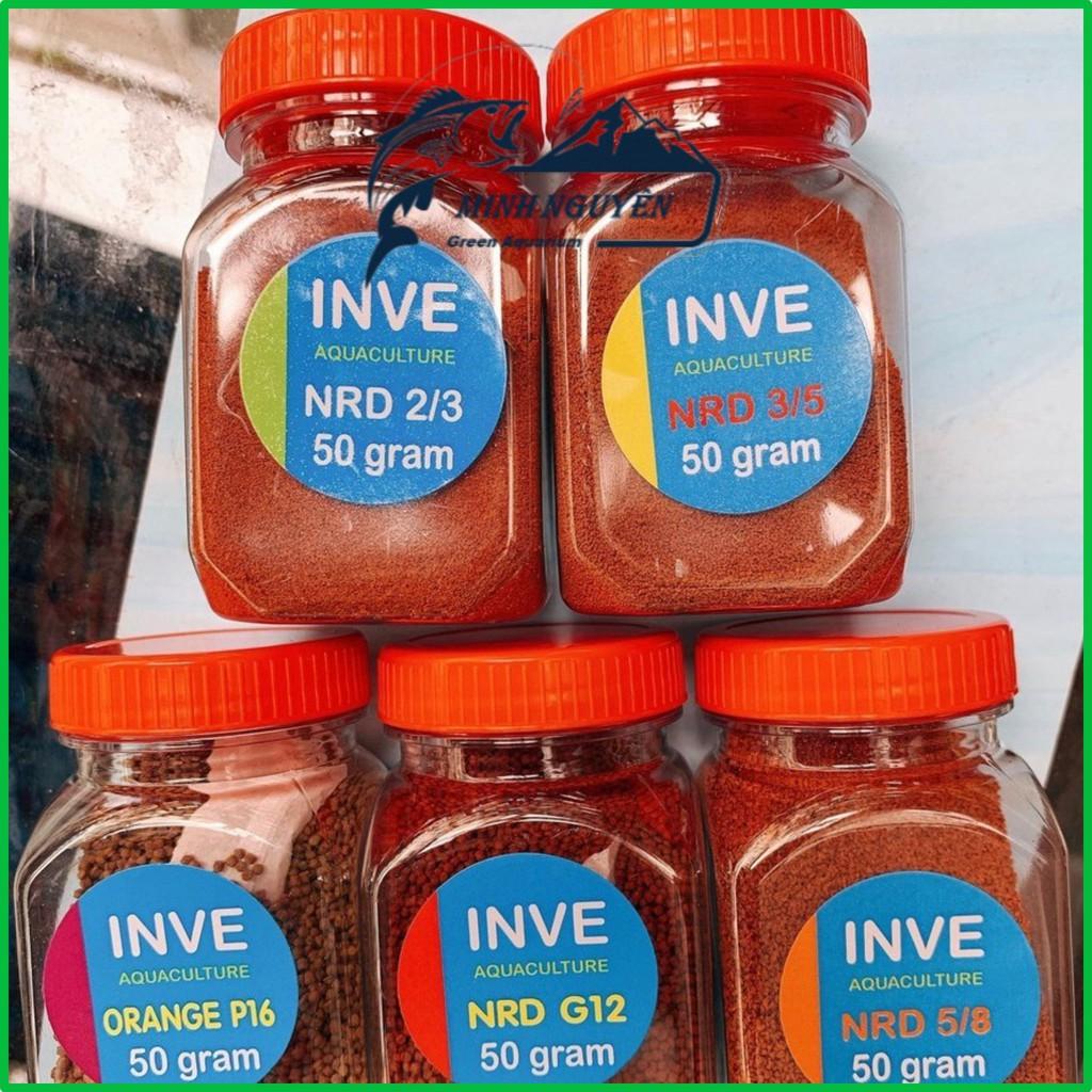 Cám cho Cá INVE 5/8 Thức ăn cho cá ăn guppy beta bảy màu Thái Lan cao cấp loại 5/8