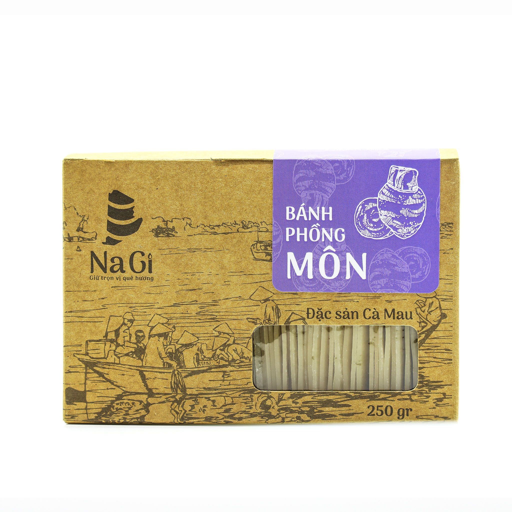 Đặc Sản Cà Mau - Bánh Phồng Môn Cà Mau - 250g