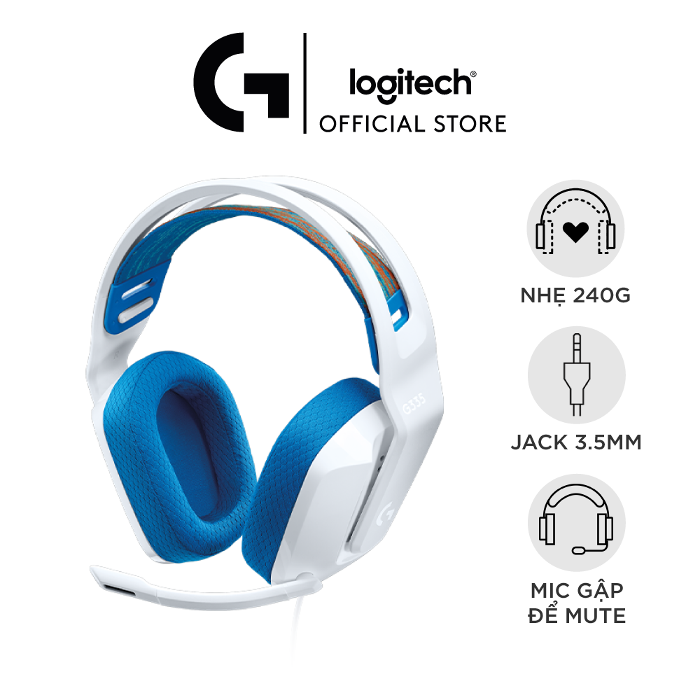 Tai Nghe Gaming Có Dây Logitech G335 - Màu