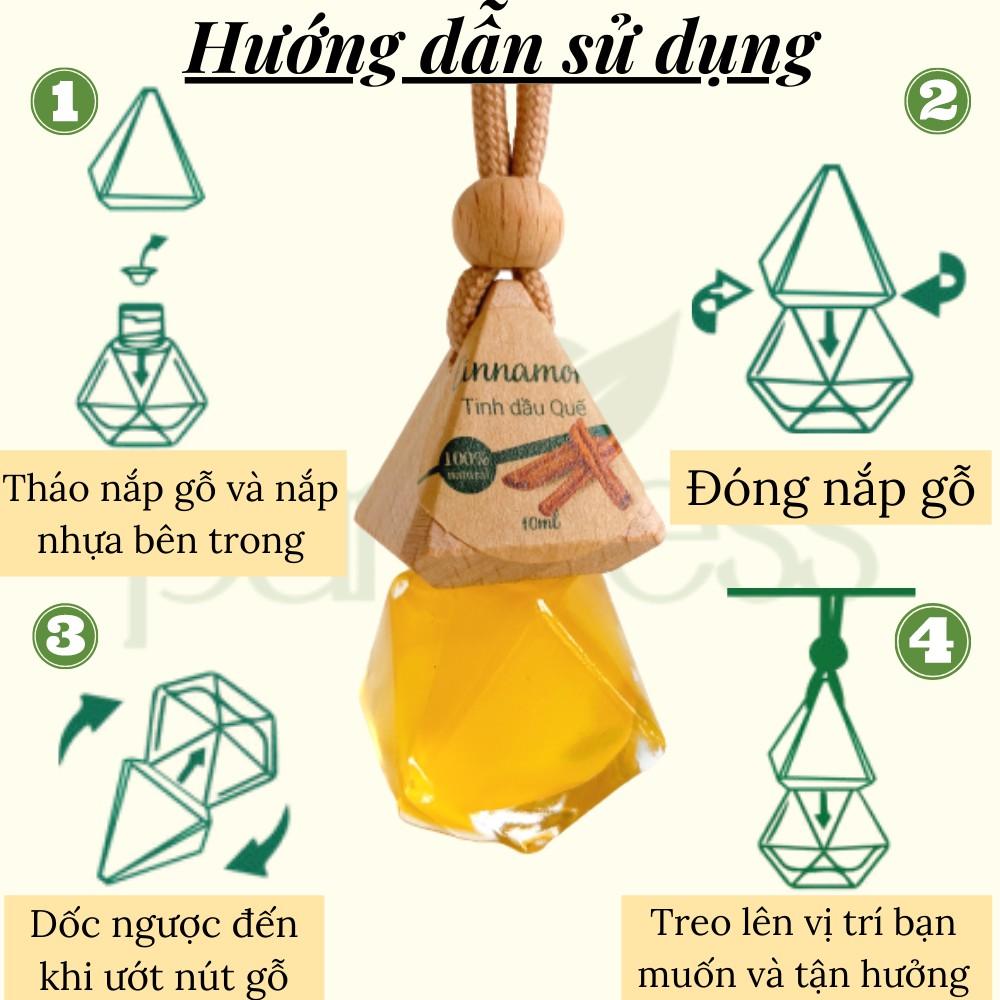 Tinh dầu treo xe ô tô Purevess - giúp khử mùi xe hơi, làm thơm phòng, thư giãn, đuổi muỗi