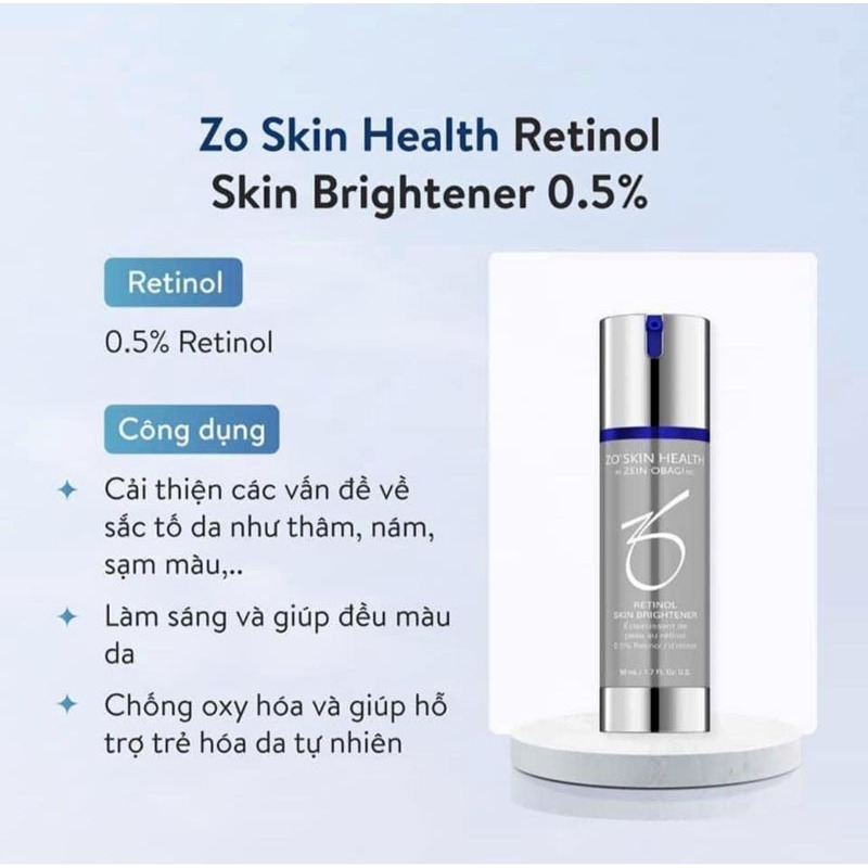 Kem chống lão hóa Zo Skin Health Retinol Skin Brightener 0.5% 50ml
