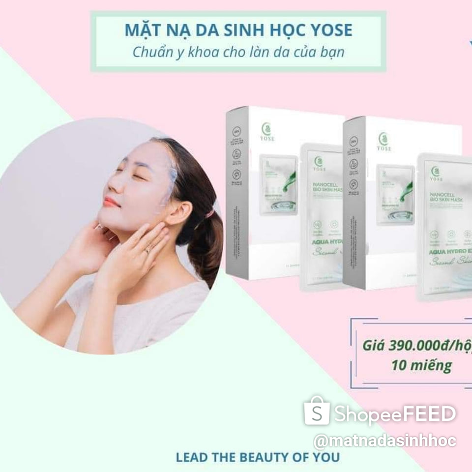 Mặt Nạ Sinh Học YOSE Aqua Hydro Ex - cấp ẩm chuyên sâu