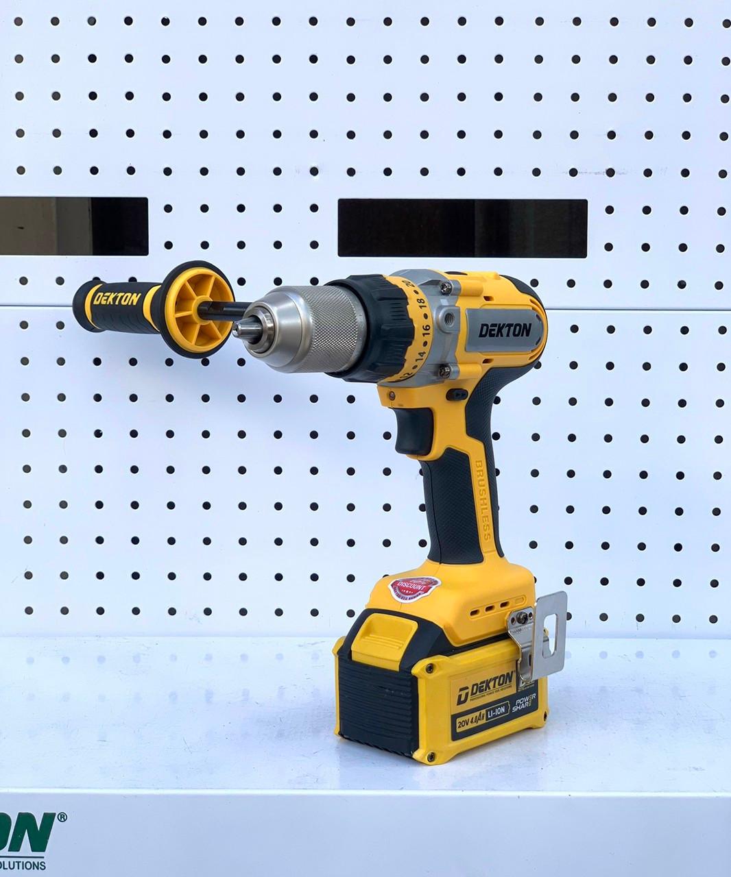 MÁY KHOAN PIN 18-21V 13MM DEKTON D20-ID1390BL - HÀNG CHÍNH HÃNG