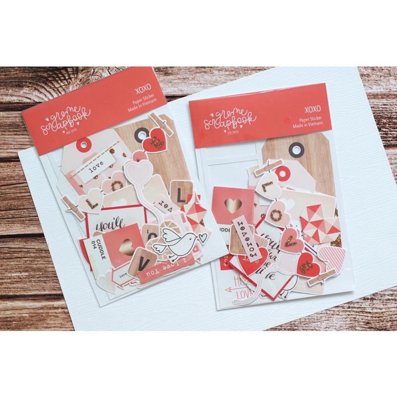 Die cut scrapbook tình yêu